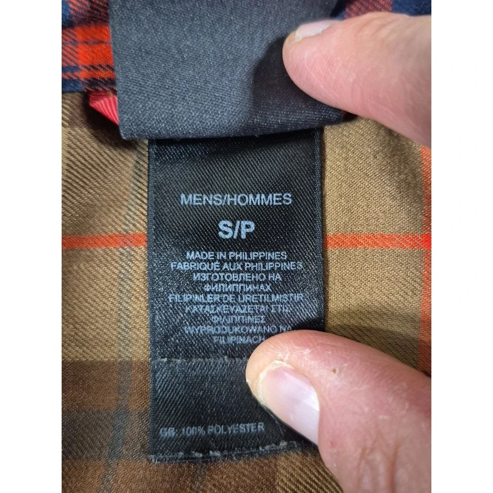 The North Face Shirt Men's Small Plaid Snap‎ Button Long Sleeve Outdoors Hiking